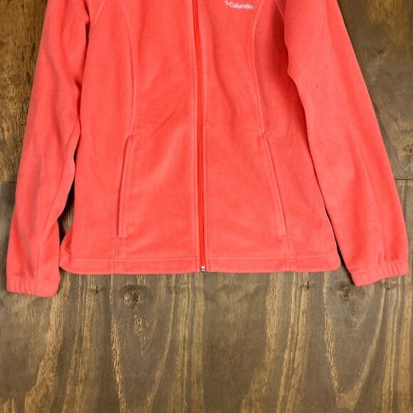 Columbia Womens Jacket Coral Fleece Full Zip Long Sleeve Zipped Pockets M - Picture 3 of 12